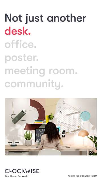 Clockwise Offices Advert